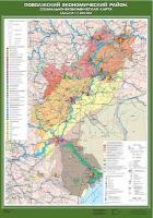 Учебн. карта "Поволжский экономический район. Социально-экономическая карта" 100х140 /арт. 8299 (Ст) - ООО Александрит.