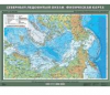 Учебная карта "Северный Ледовитый океан. Физическая карта" 70х100 см / артикул 8258 - ООО Александрит. 