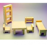 Игровой набор Фребеля "Мебель для кукольного домика" / артикул 13299 - ООО Александрит. 