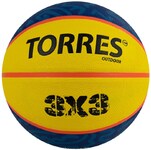 Мяч баскетбольный (стритбол) TORRES 3х3 Outdoor, резина, р. 6 /арт. B022336 - ООО Александрит. 