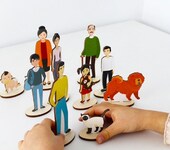 Набор фигурок для расстановок "Национальности" /арт. БВ-190 - ООО Александрит. 