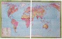 Учебная карта "Почвенная карта мира" (матовое, 2-стороннее лам.) /арт. 5578 (Ст) - ООО Александрит. 