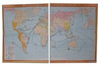 Учебная карта "Важнейшие географические открытия" (матовое, 2-стороннее лам.) /арт. 5514 (Ст) - ООО Александрит. 