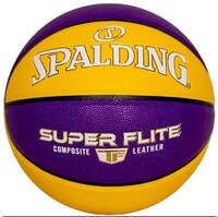 Мяч баскетбольный Spalding Super Flite, Цвет Желто-фиолетовый, р. 7 /арт. 76930z - ООО Александрит. 