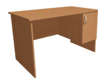 Л-1.12.3 Стол со встроенной тумбой 750*1200*700 мм - ООО Александрит. 