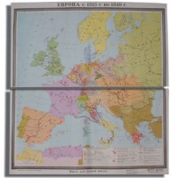 Учебная карта "Европа с 1815 - 1849 г.г." (матовое, 1-стороннее лам.) / артикул 5533 - ООО Александрит. 
