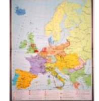 Учебная карта "Европа в 50-60-х годах XIX в" (матовое, 1-стороннее лам.) / артикул 8366 - ООО Александрит. 