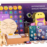 Интерактивное зеркало психолога с ПО “Эмоциональный интеллект” и Комплектом игр для развития эмоционально-волевой сферы (диагональ зеркала 73,15 см) - ООО Александрит. 