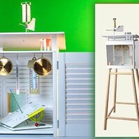 Школьная метеостанция с будкой (на стойках) /арт. 9068 (Ст) - ООО Александрит. 