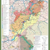 Учебн. карта "Поволжский экономический район. Социально-экономическая карта" 100х140 /арт. 8299 (Ст) - ООО Александрит. 